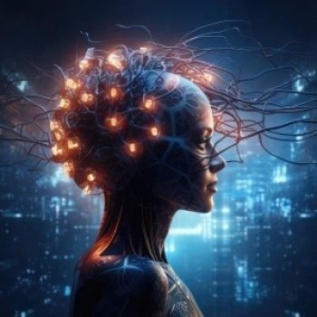 brain fog symptoms mental fatigue concept