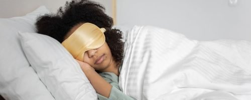 person sleeping peacefully to support brain recovery and healthy brain function